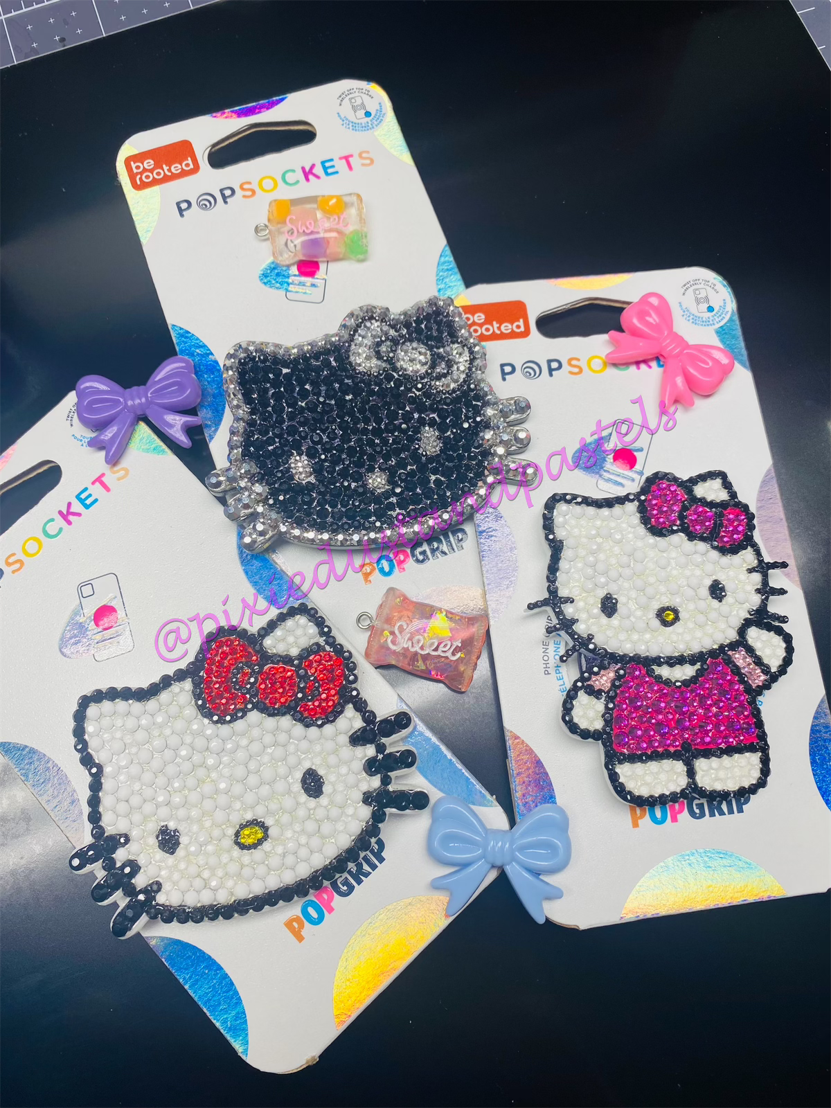 Hello Kitty Dreams Phone Accessory or Badge Reel! Bling Kitty Cuties - Multiple color options available!