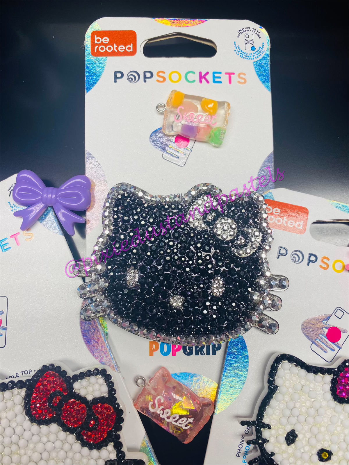 Hello Kitty Dreams Phone Accessory or Badge Reel! Bling Kitty Cuties - Multiple color options available!