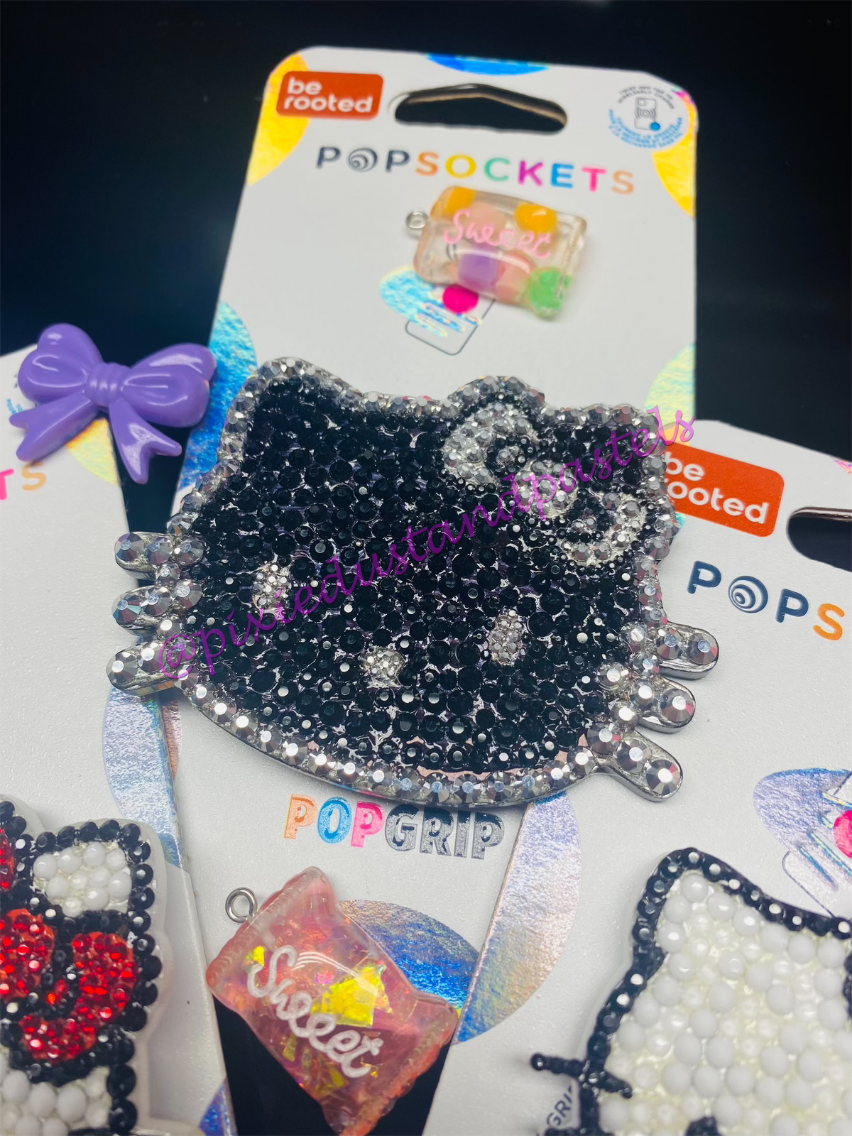 Hello Kitty Dreams Phone Accessory or Badge Reel! Bling Kitty Cuties - Multiple color options available!