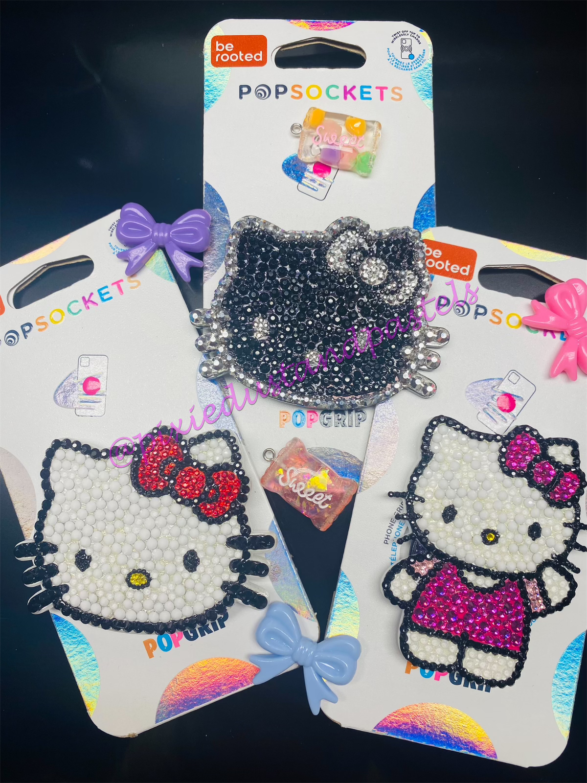 Hello Kitty Dreams Phone Accessory or Badge Reel! Bling Kitty Cuties - Multiple color options available!