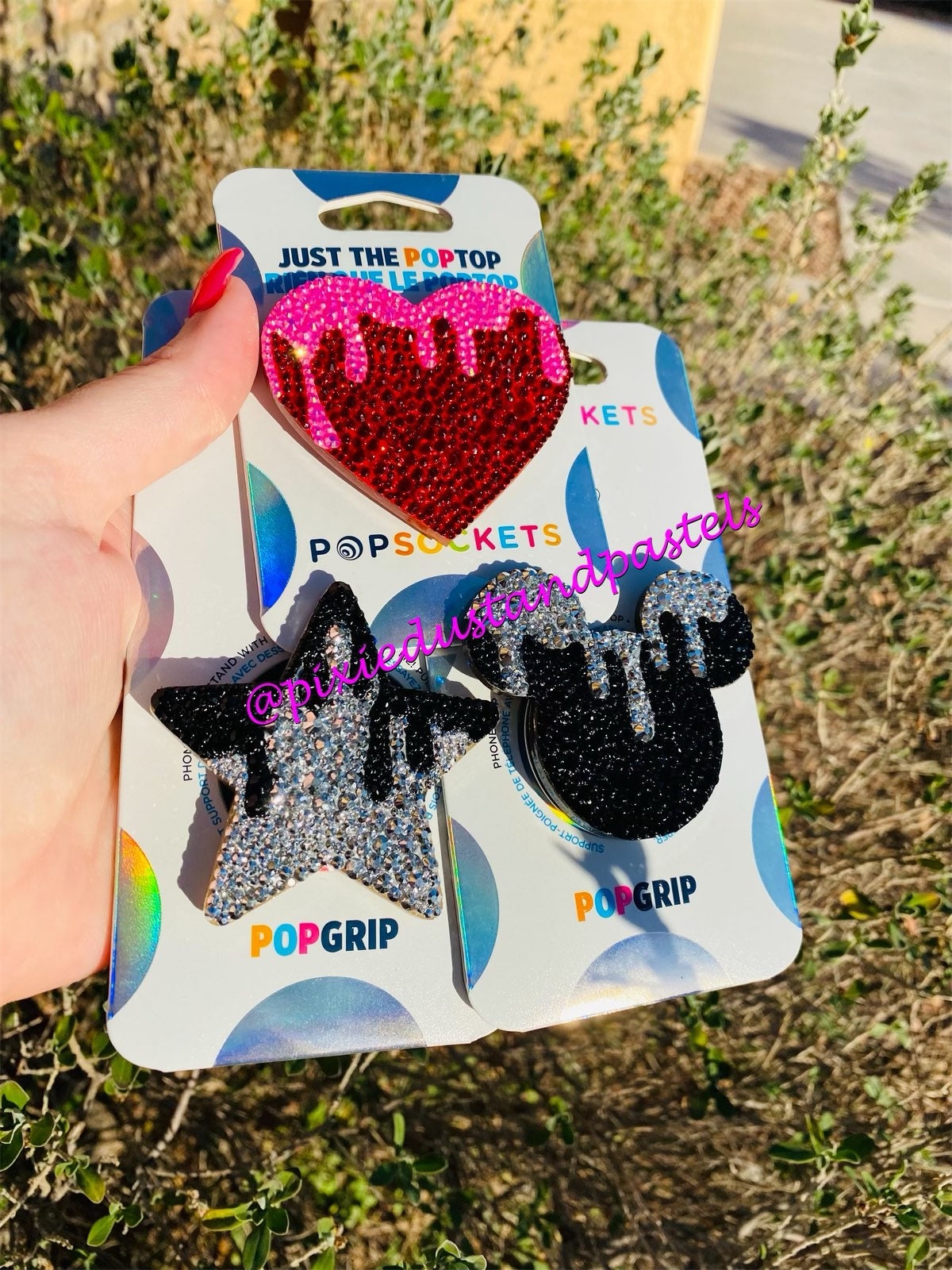 100 Years of Magic and Wonder! Pure Bling Chrome Drip Phone Accessory or Badge Reel - can be customized! Pick your colors!