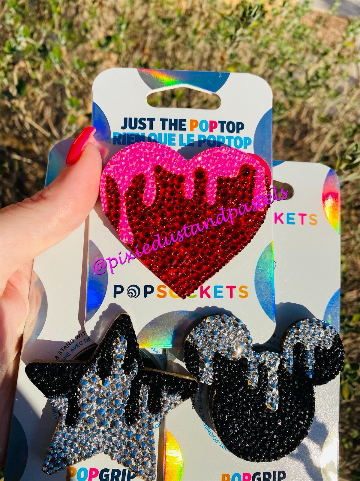100 Years of Magic and Wonder! Pure Bling Chrome Drip Phone Accessory or Badge Reel - can be customized! Pick your colors!
