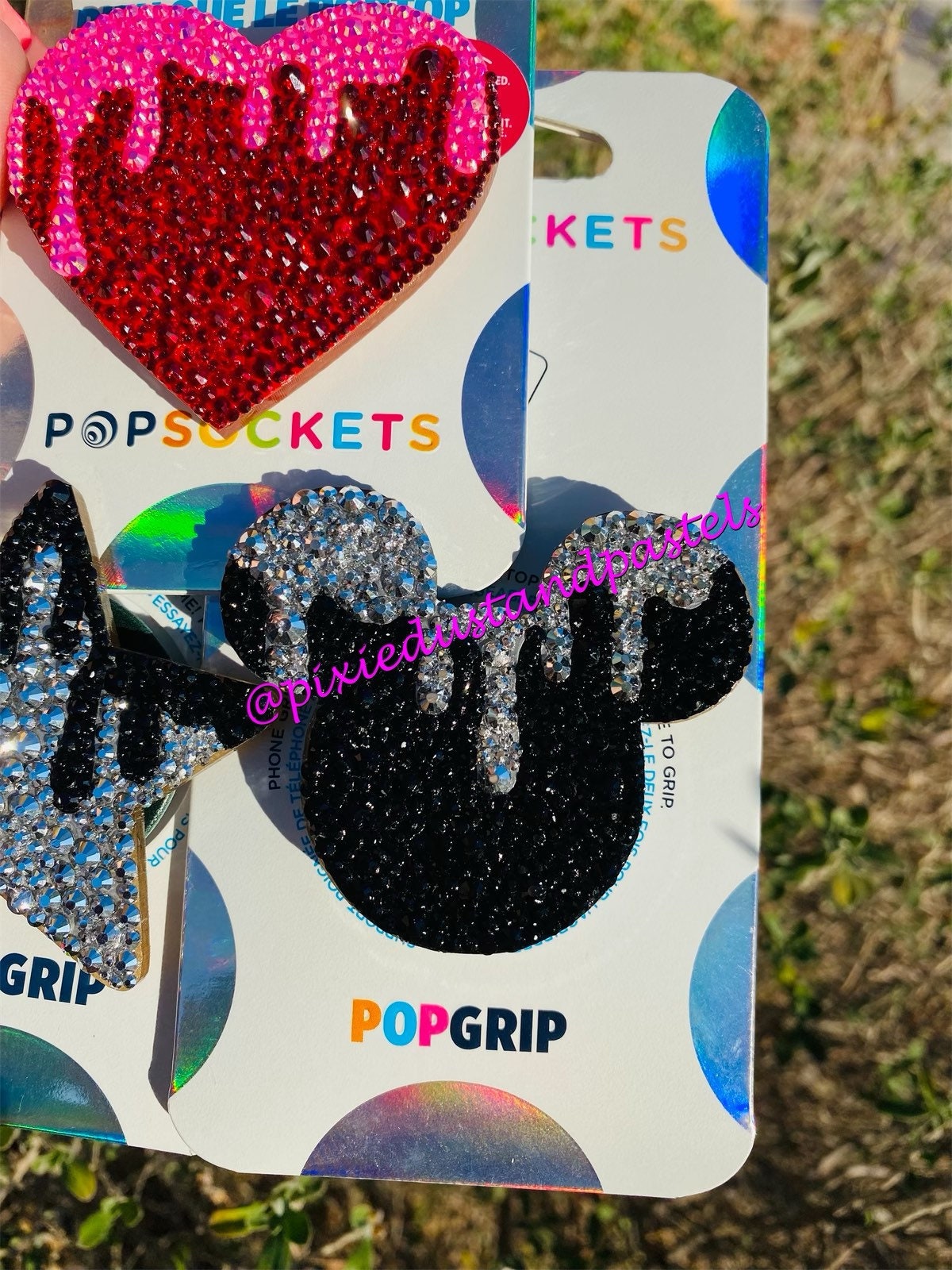 100 Years of Magic and Wonder! Pure Bling Chrome Drip Phone Accessory or Badge Reel - can be customized! Pick your colors!