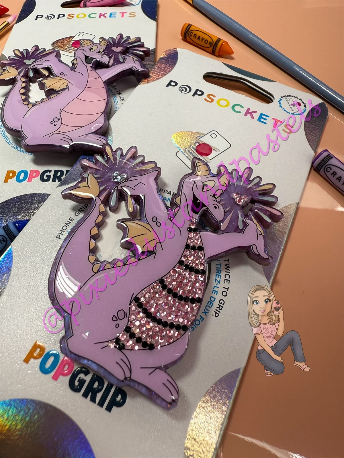 Figments Spark of Imagination Phone Grip or Badge Reel!