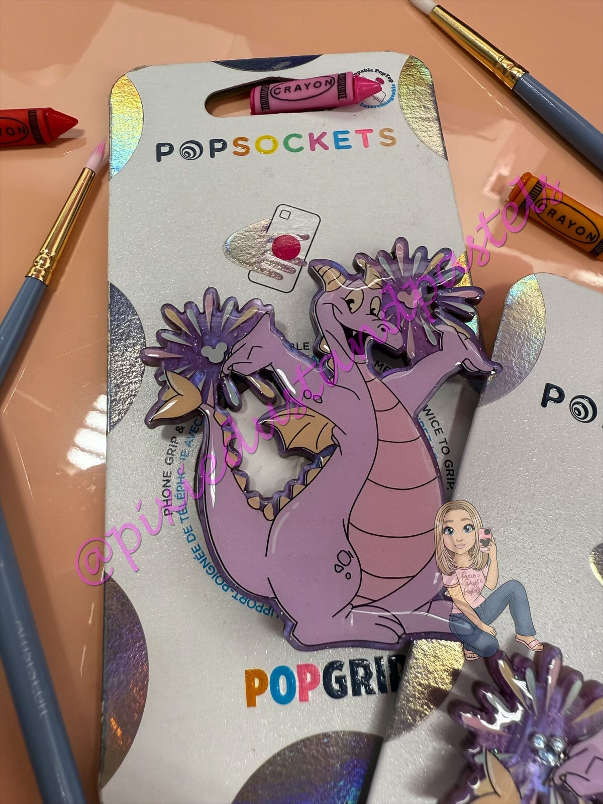 Figments Spark of Imagination Phone Grip or Badge Reel!