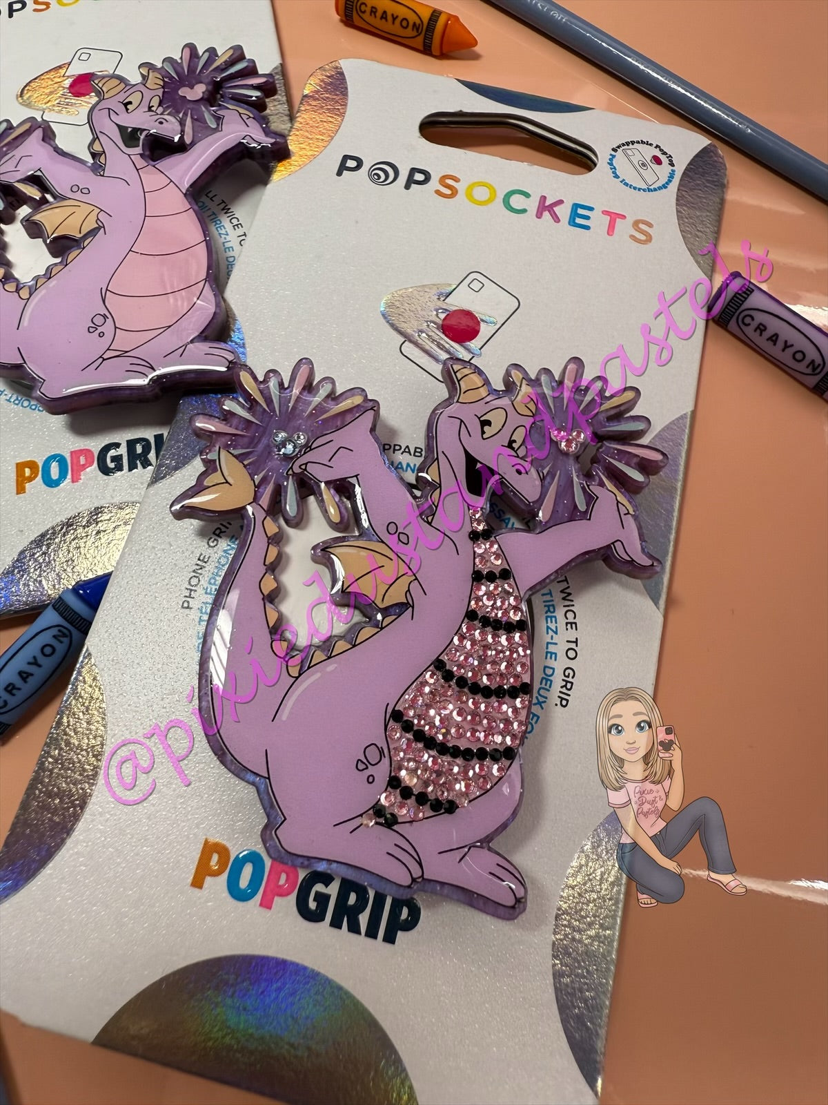 Figments Spark of Imagination Phone Grip or Badge Reel!