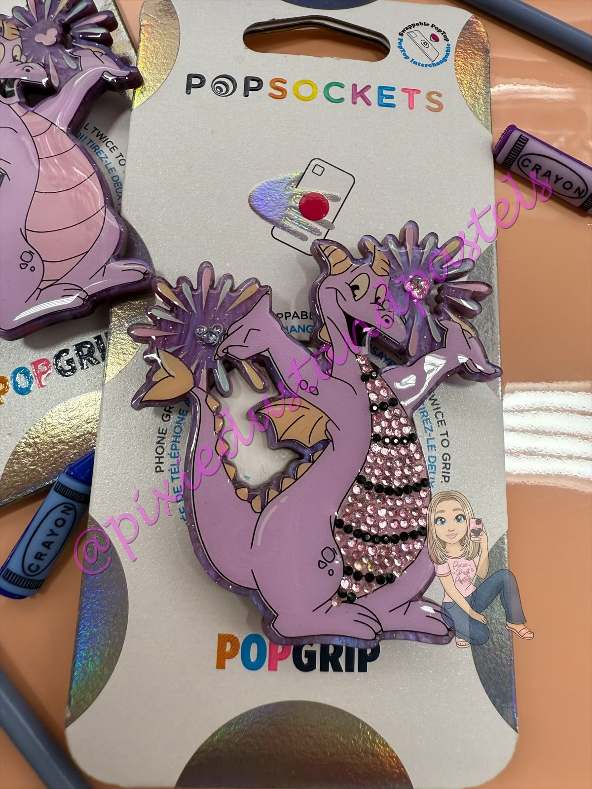 Figments Spark of Imagination Phone Grip or Badge Reel!
