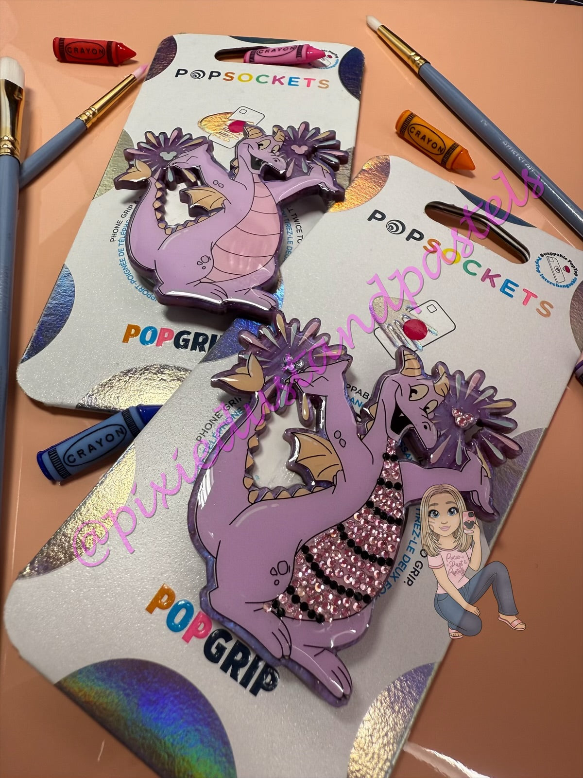 Figments Spark of Imagination Phone Grip or Badge Reel!