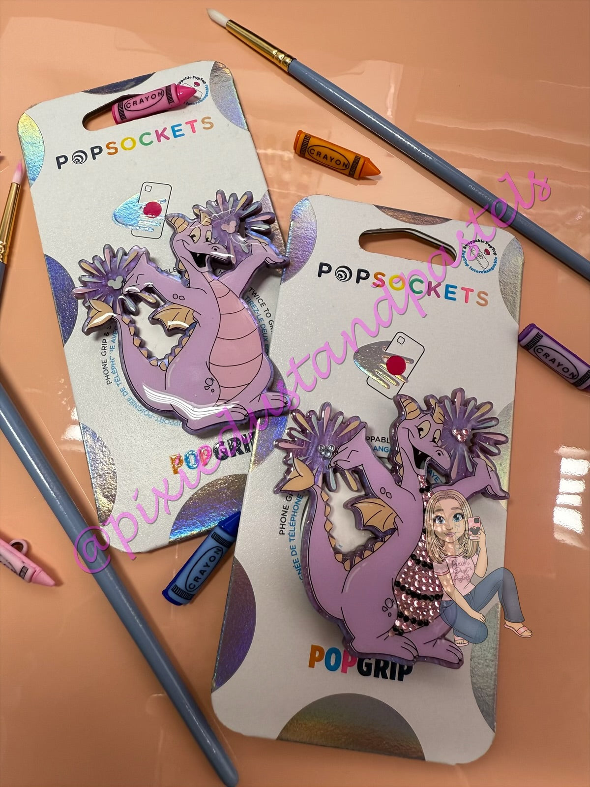 Figments Spark of Imagination Phone Grip or Badge Reel!