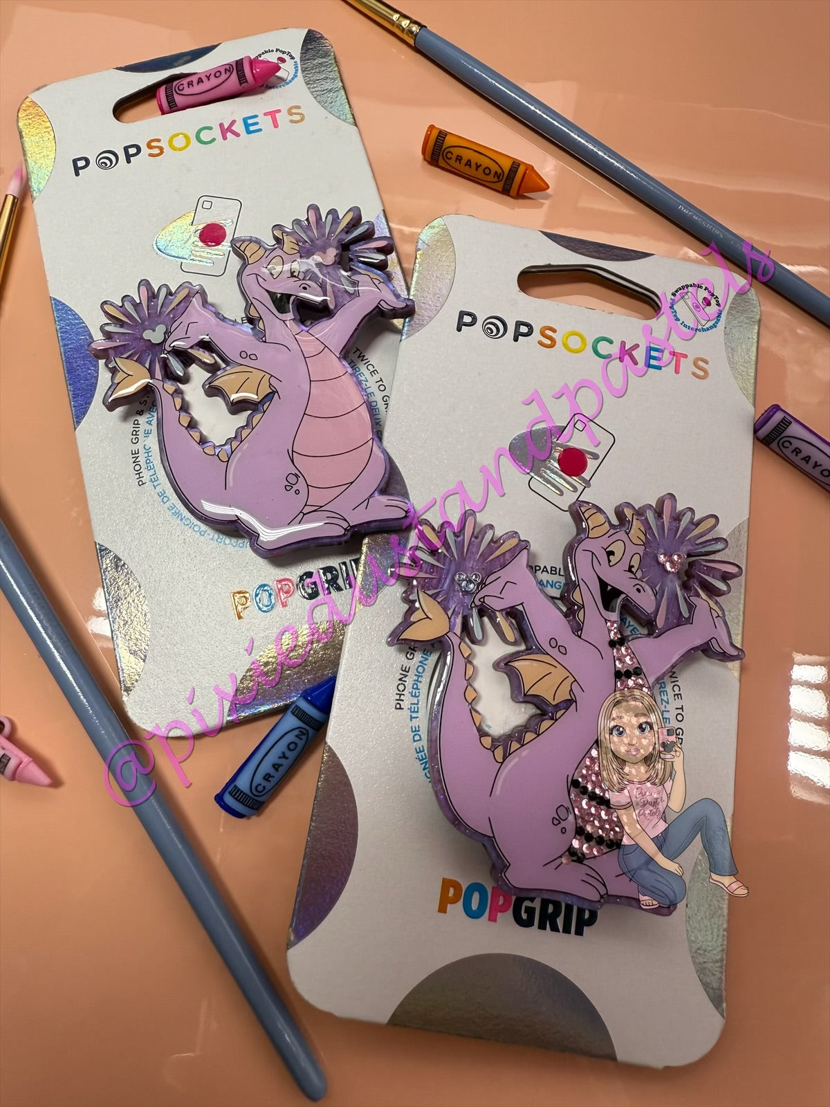 Figments Spark of Imagination Phone Grip or Badge Reel!