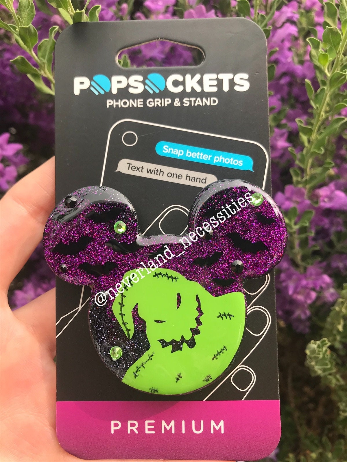 Bats in the Belfry! Oogie Halloweentown Phone Grip or Badge Reel - Boogie down this Halloween with a new Phone Grip!