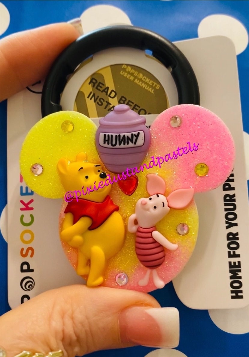 Best Friends Forever - Pooh and Piglet Phone Grip - Pooh Bear and Piglet Phone Socket