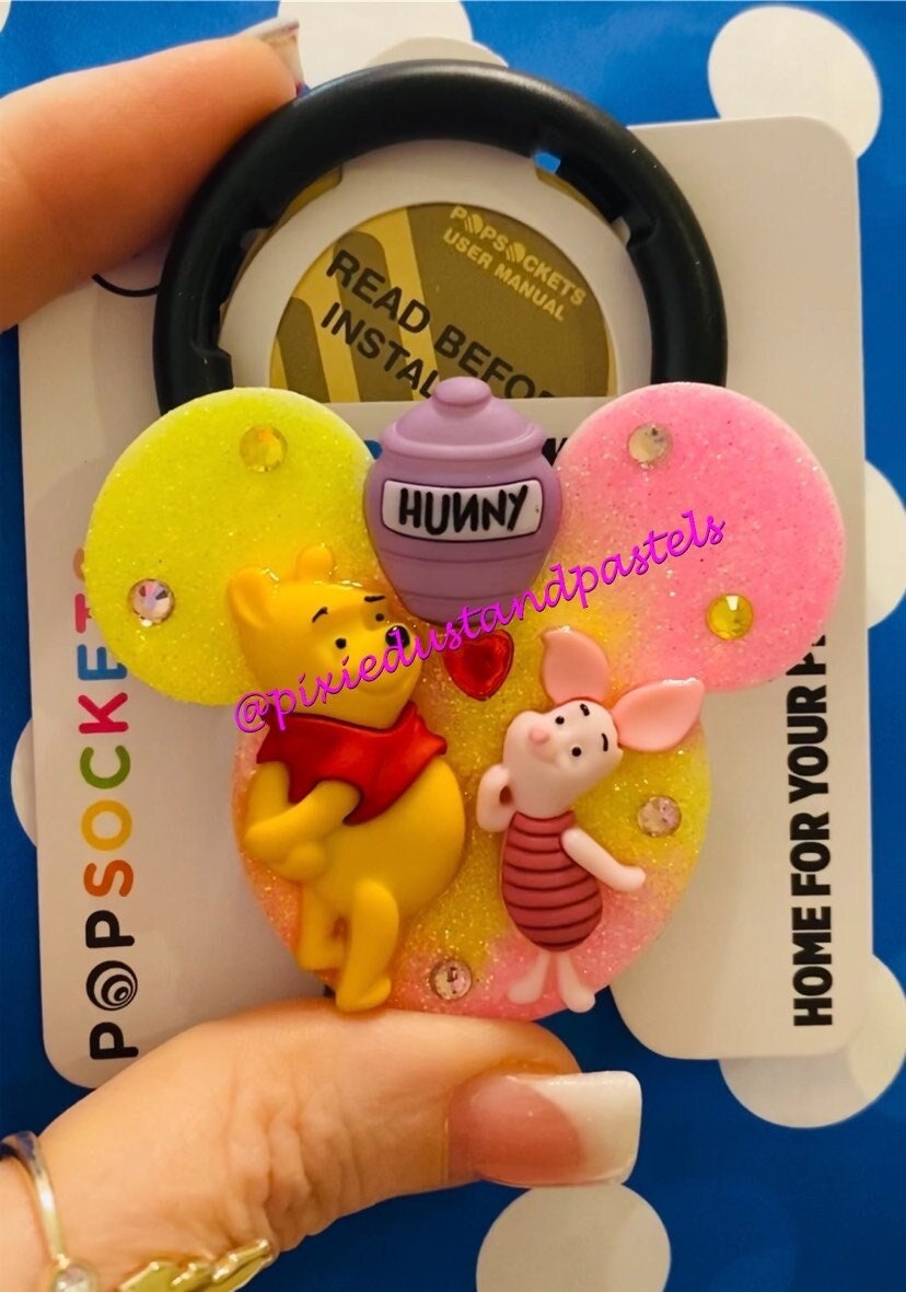 Best Friends Forever - Pooh and Piglet Phone Grip - Pooh Bear and Piglet Phone Socket