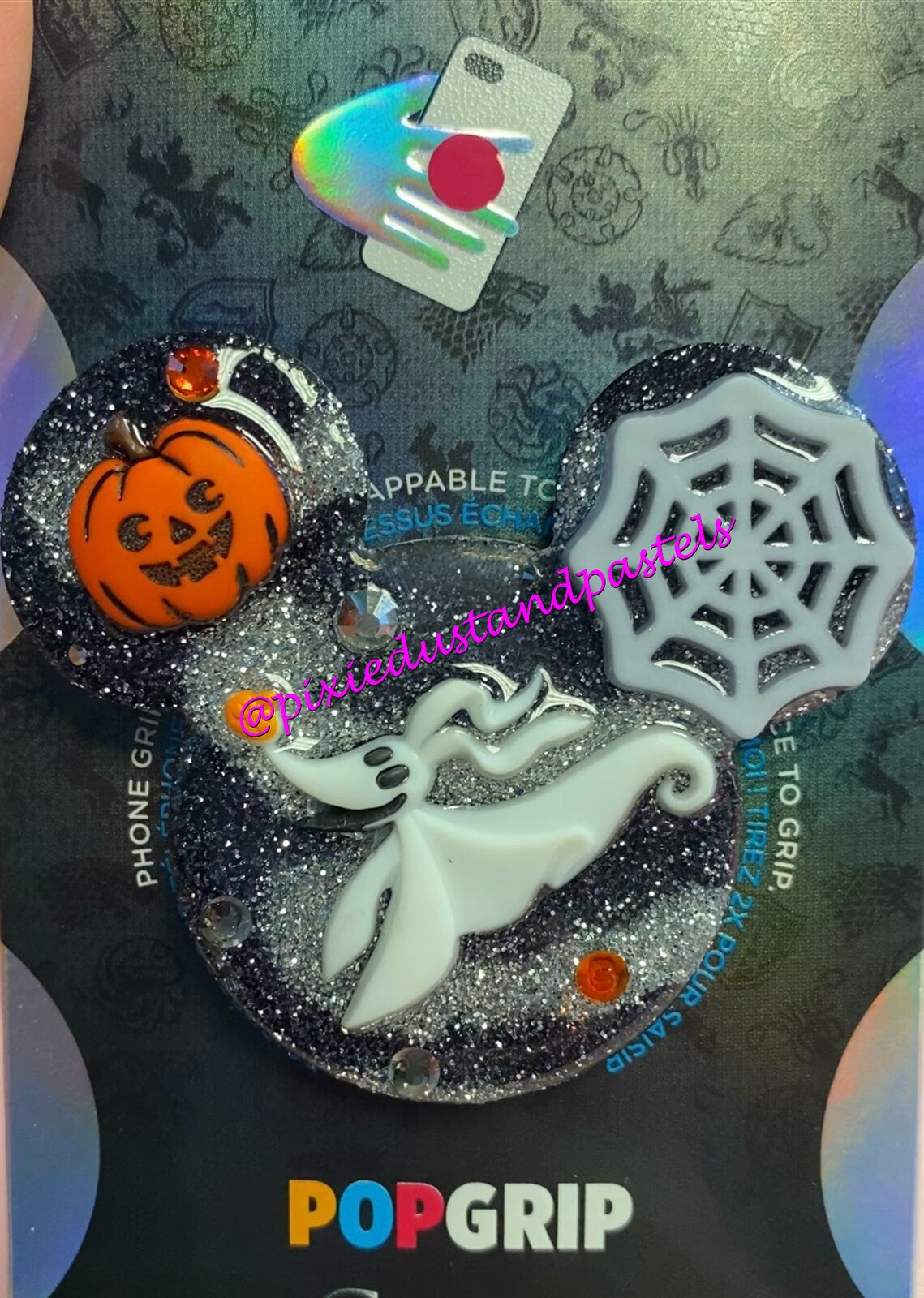 Zero’s Flight Phone Grip - NBC Halloween Phone Socket or Badge Reel