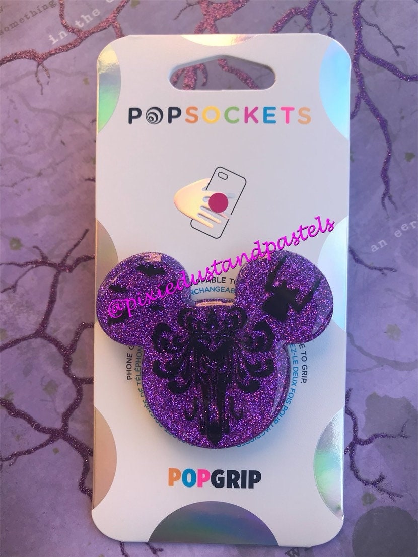 Haunted Mansion Trio - Haunted Mansion Maid - Haunted Mansion Hatbox Ghost - Haunted Mansion Wallpaper - Phone Grip - Badge Reel