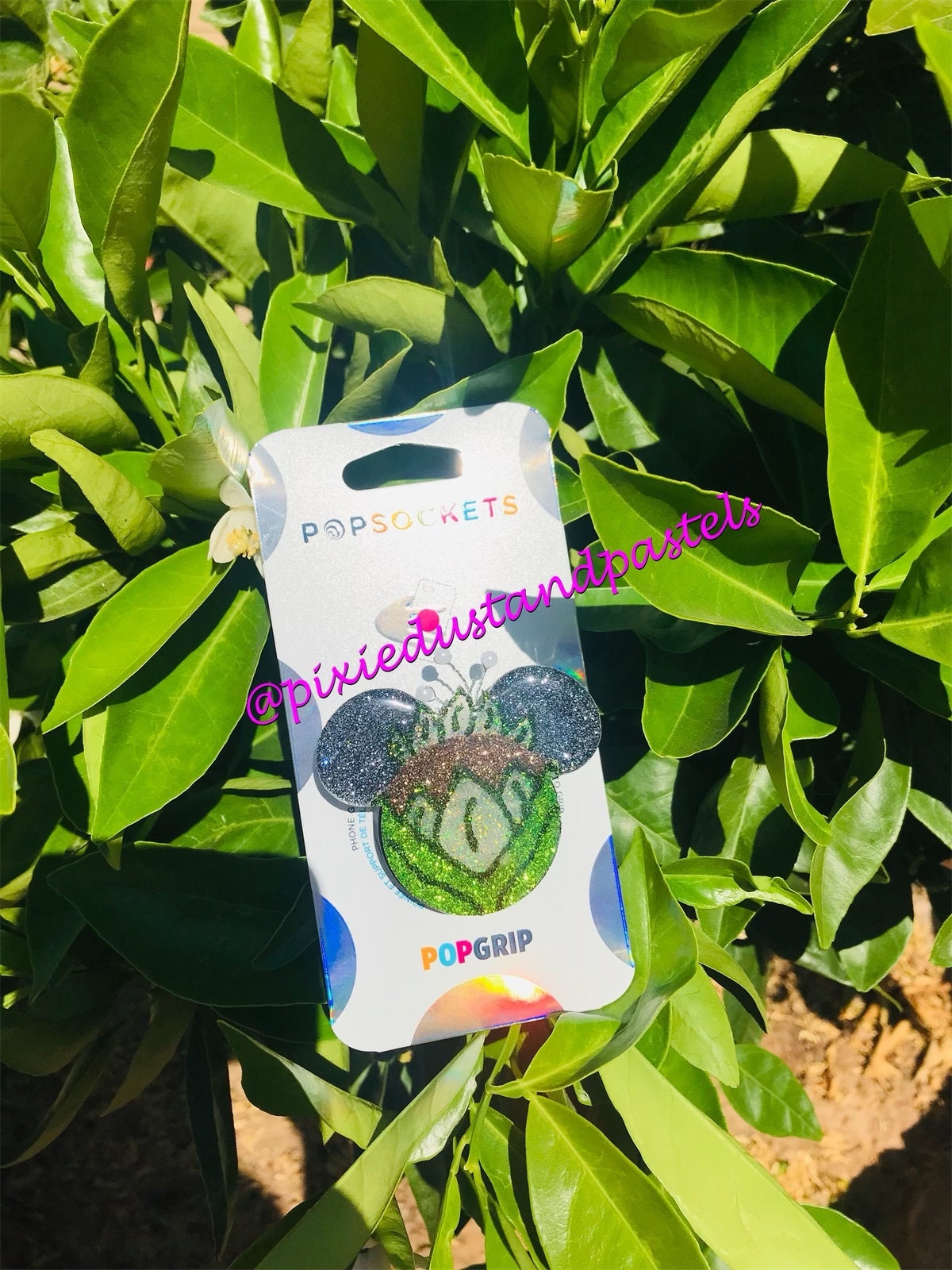 Princess Tiana Phone Grip! Princess and the Frog Phone Socket or Badge Reel - New Orleans Princess