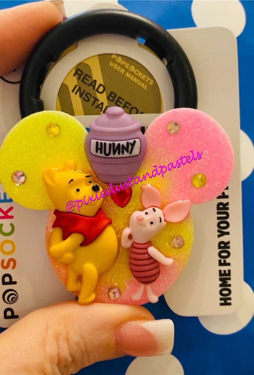 Best Friends Forever - Pooh and Piglet Phone Grip - Pooh Bear and Piglet Phone Socket