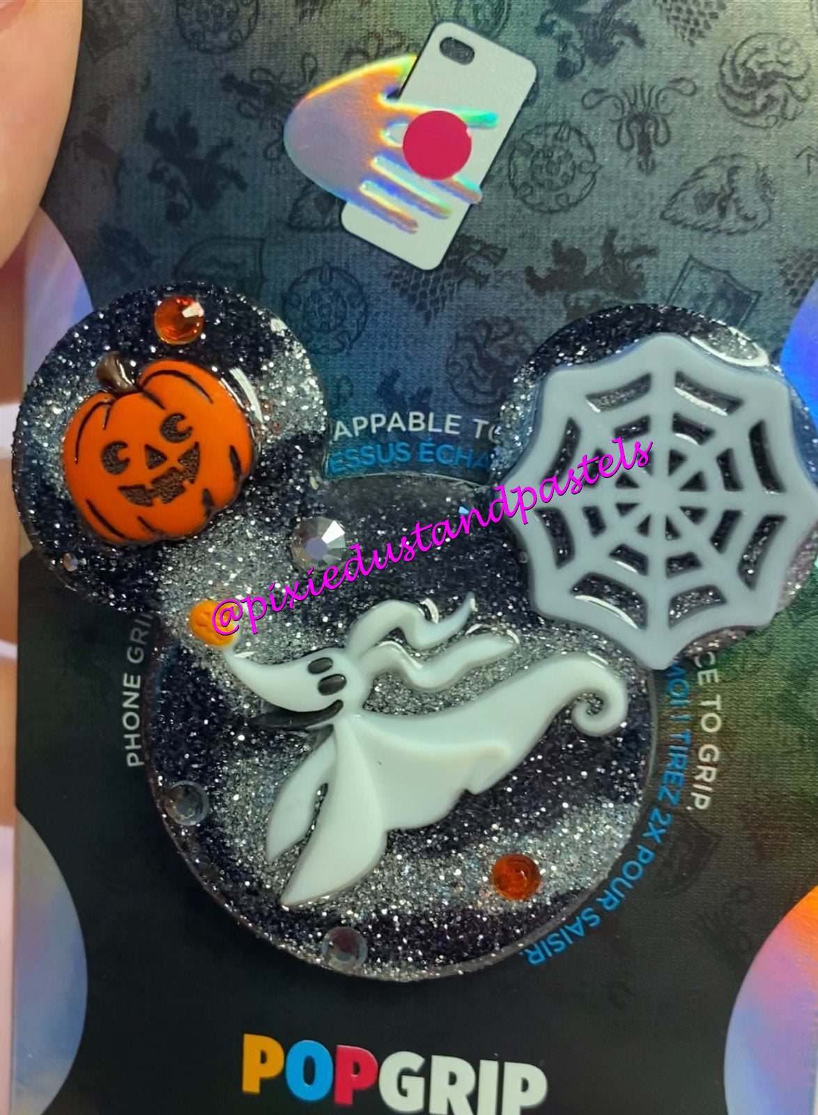 Zero’s Flight Phone Grip - NBC Halloween Phone Socket or Badge Reel
