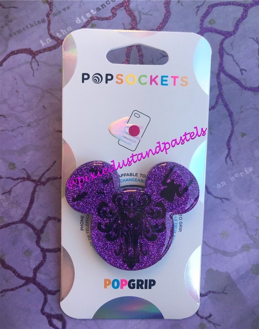 Haunted Mansion Trio - Haunted Mansion Maid - Haunted Mansion Hatbox Ghost - Haunted Mansion Wallpaper - Phone Grip - Badge Reel