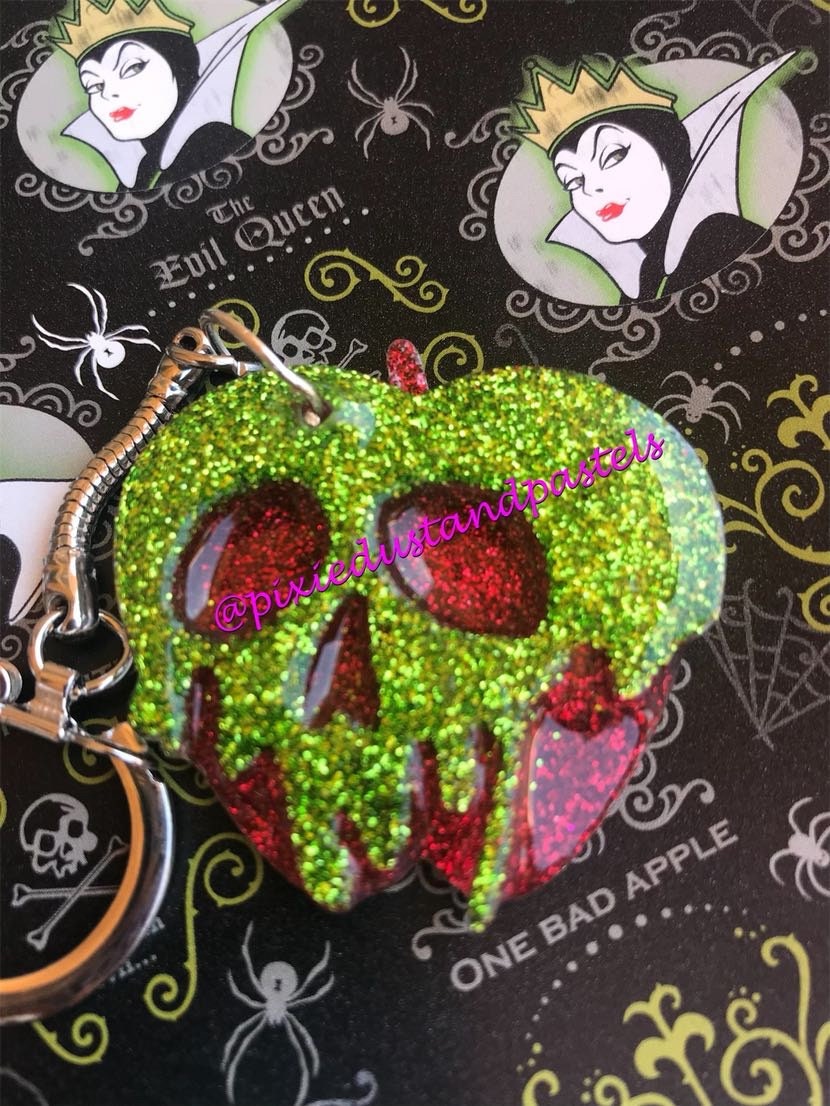 Evil Queen and Poison Apples! Customize your Poison Apple - Phone Socket or Badge Reel