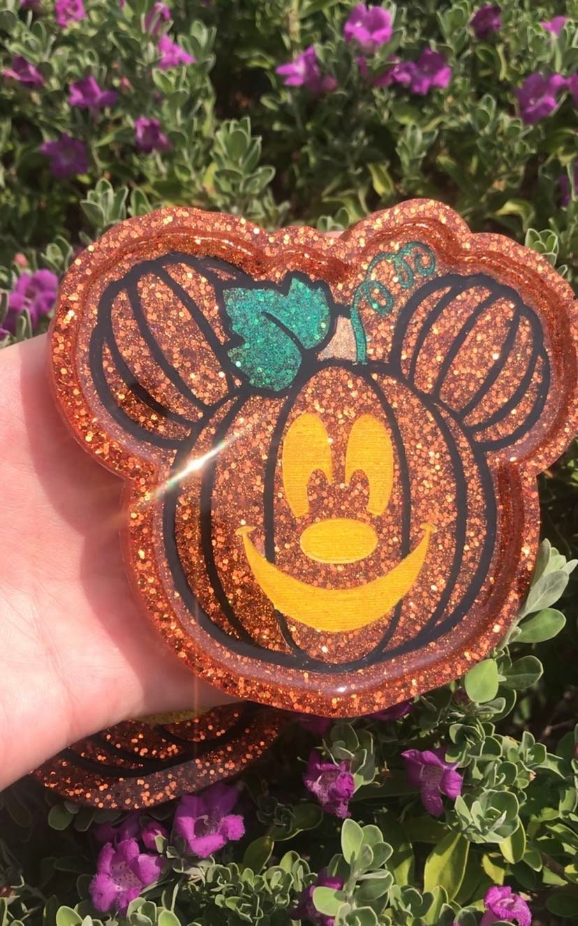 Spooky Season Mouse Pumpkin Ring Tray! Inspired by The Not So Scary Halloween Party! Grab this Dish or Spoon Rest now!