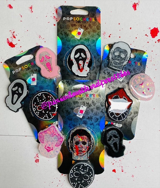 Horror Guys Halloween Phone Grips! Pennywise - Jason - Ghost - Michael - Halloween Horror Nights!