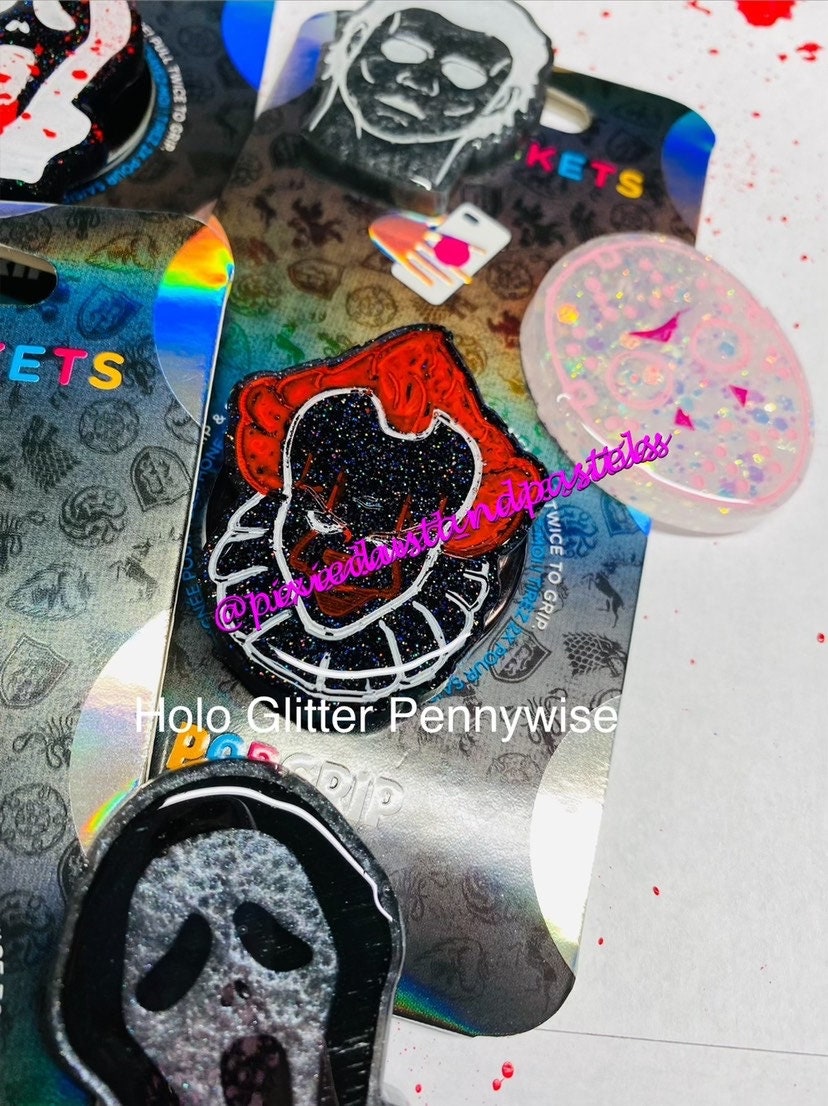 Horror Guys Halloween Phone Grips! Pennywise - Jason - Ghost - Michael - Halloween Horror Nights!