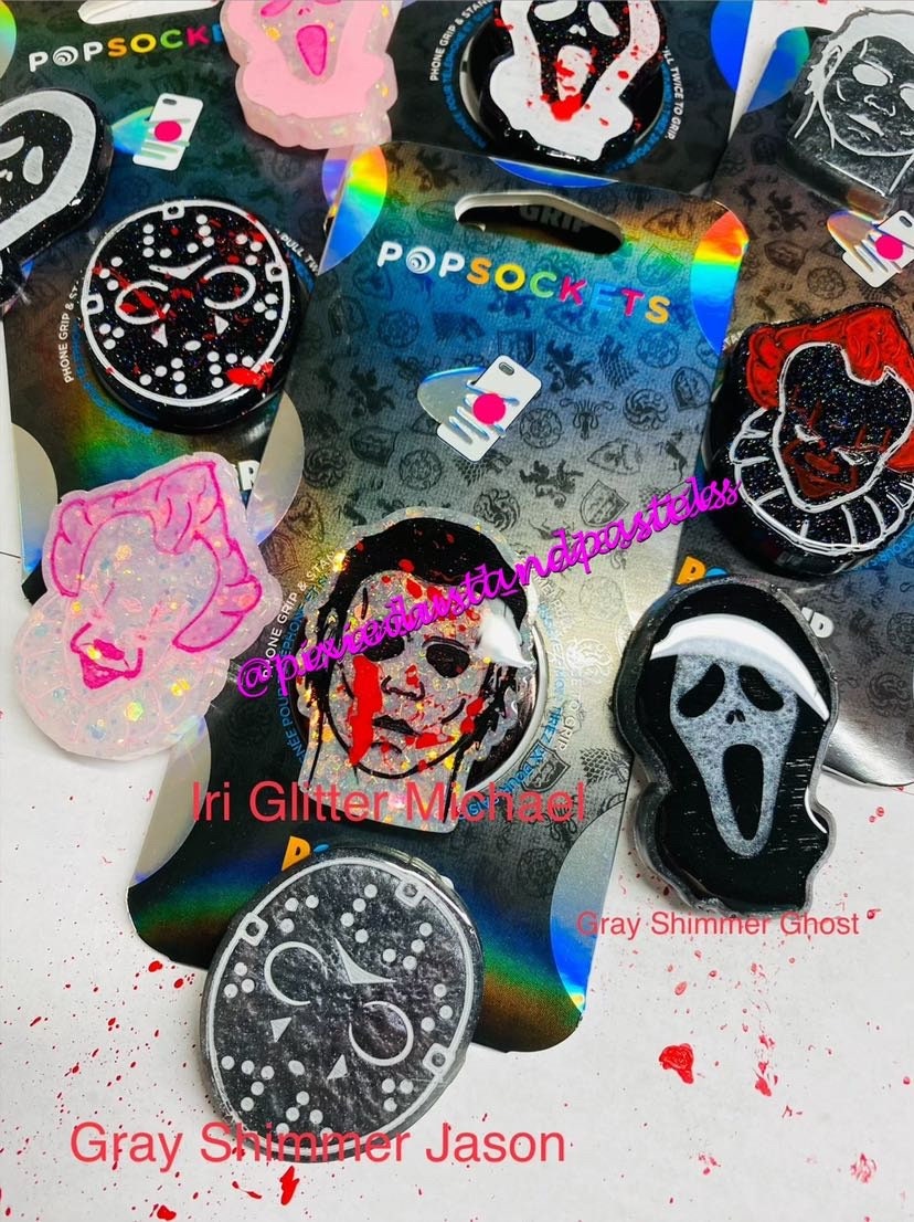 Horror Guys Halloween Phone Grips! Pennywise - Jason - Ghost - Michael - Halloween Horror Nights!