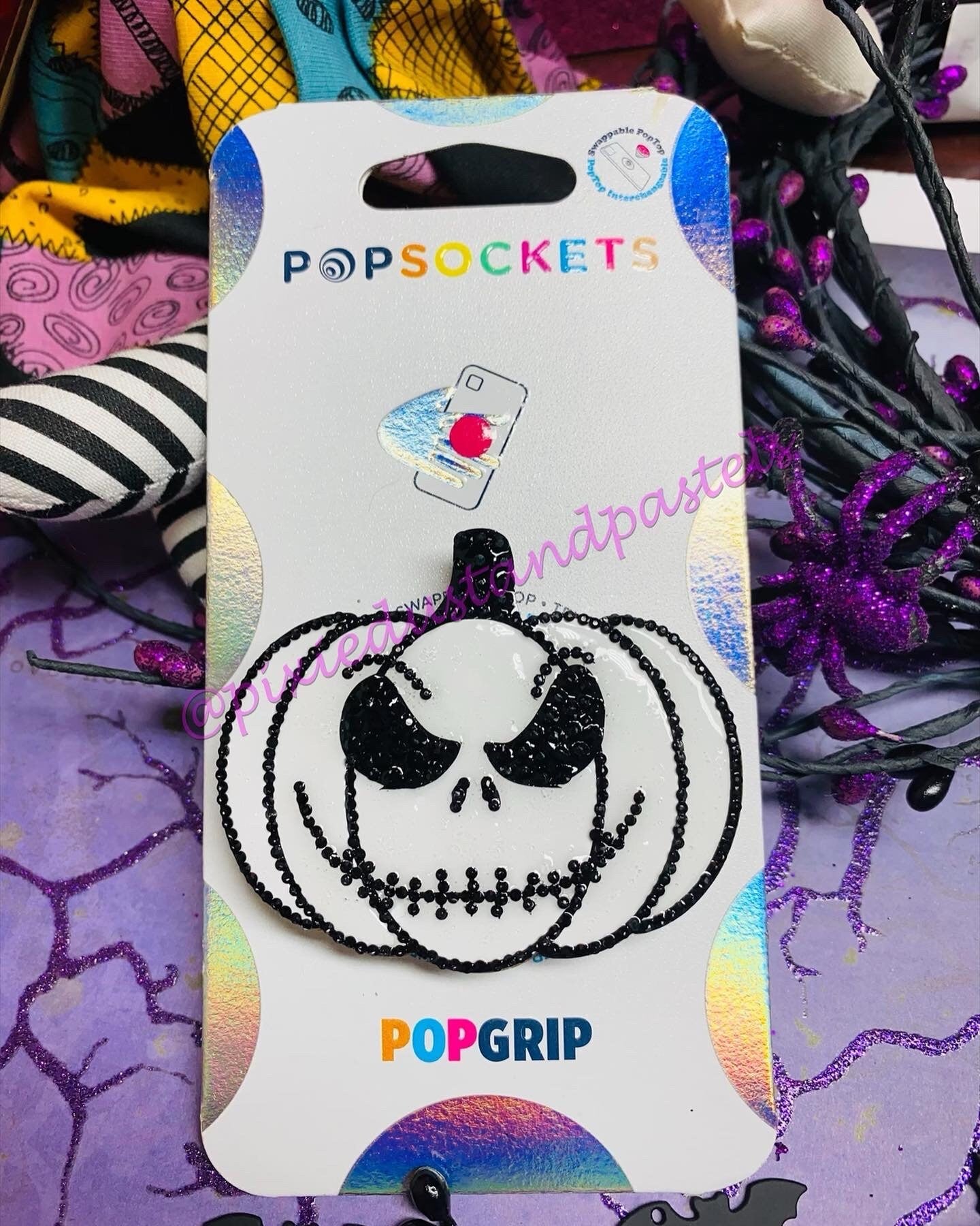 The Pumpkin King - Jack skellington - NBC - Nightmare Phone Grip or Badge Reel -