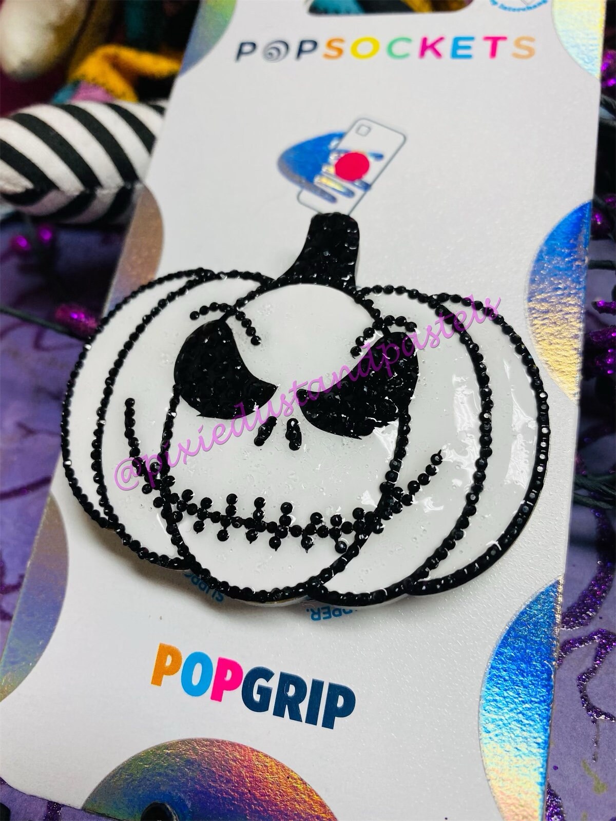 The Pumpkin King - Jack skellington - NBC - Nightmare Phone Grip or Badge Reel -