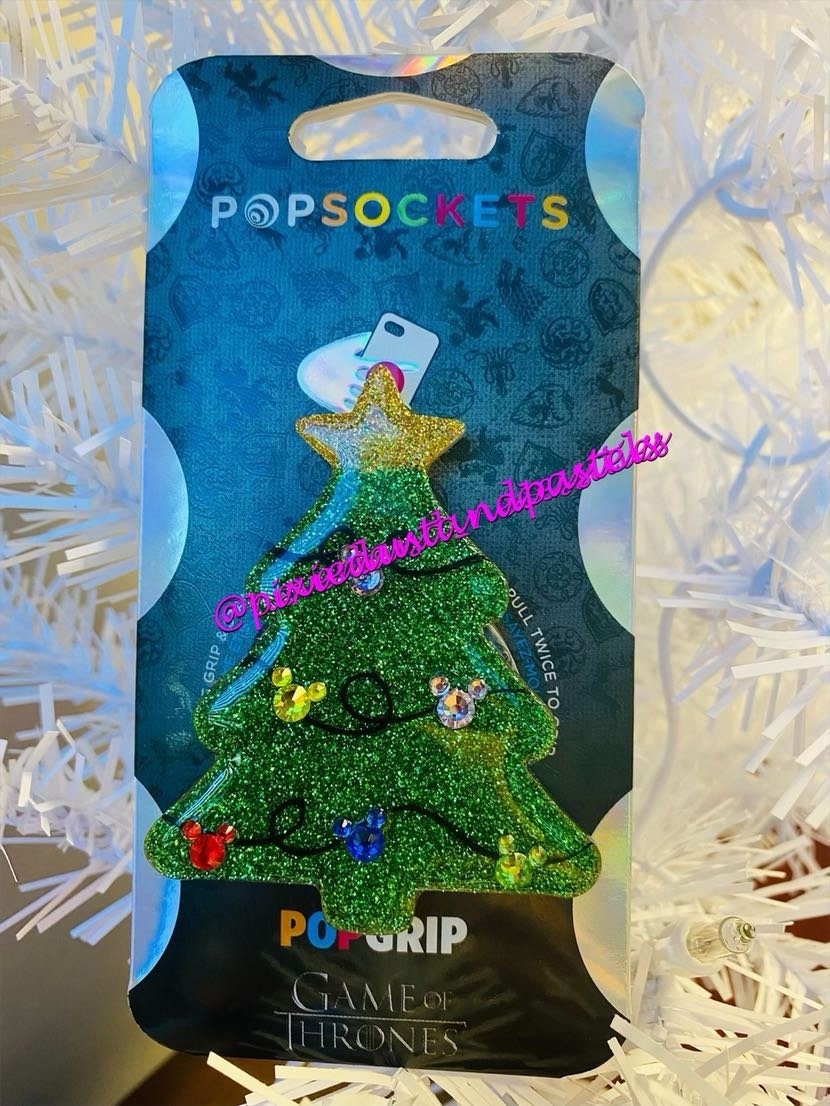 Oh Mickey Tree...Oh Mickey Tree....Mickey's Holiday Light tree Phone Accessory - Badge Reel - Ornament