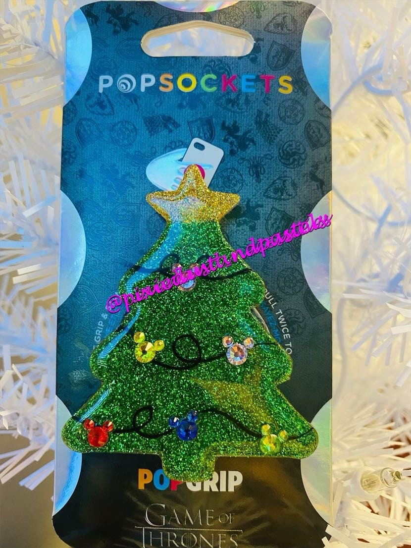 Oh Mickey Tree...Oh Mickey Tree....Mickey's Holiday Light tree Phone Accessory - Badge Reel - Ornament
