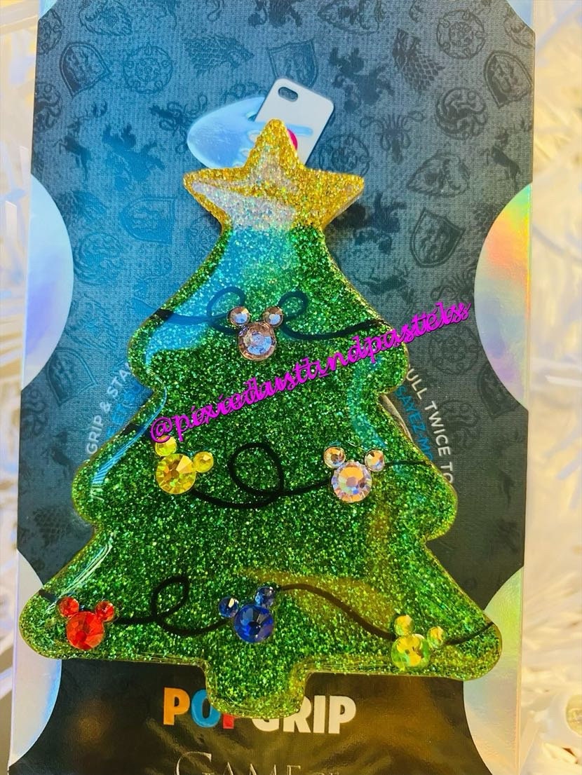 Oh Mickey Tree...Oh Mickey Tree....Mickey's Holiday Light tree Phone Accessory - Badge Reel - Ornament