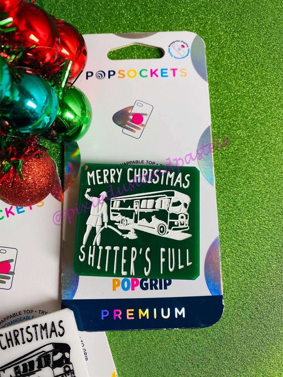 Christmas Vacation - Cousin Eddies RV - Shitters Full Phone Grip. Movie Pop Inspired Socket - Custom colors! Merry Christmas!