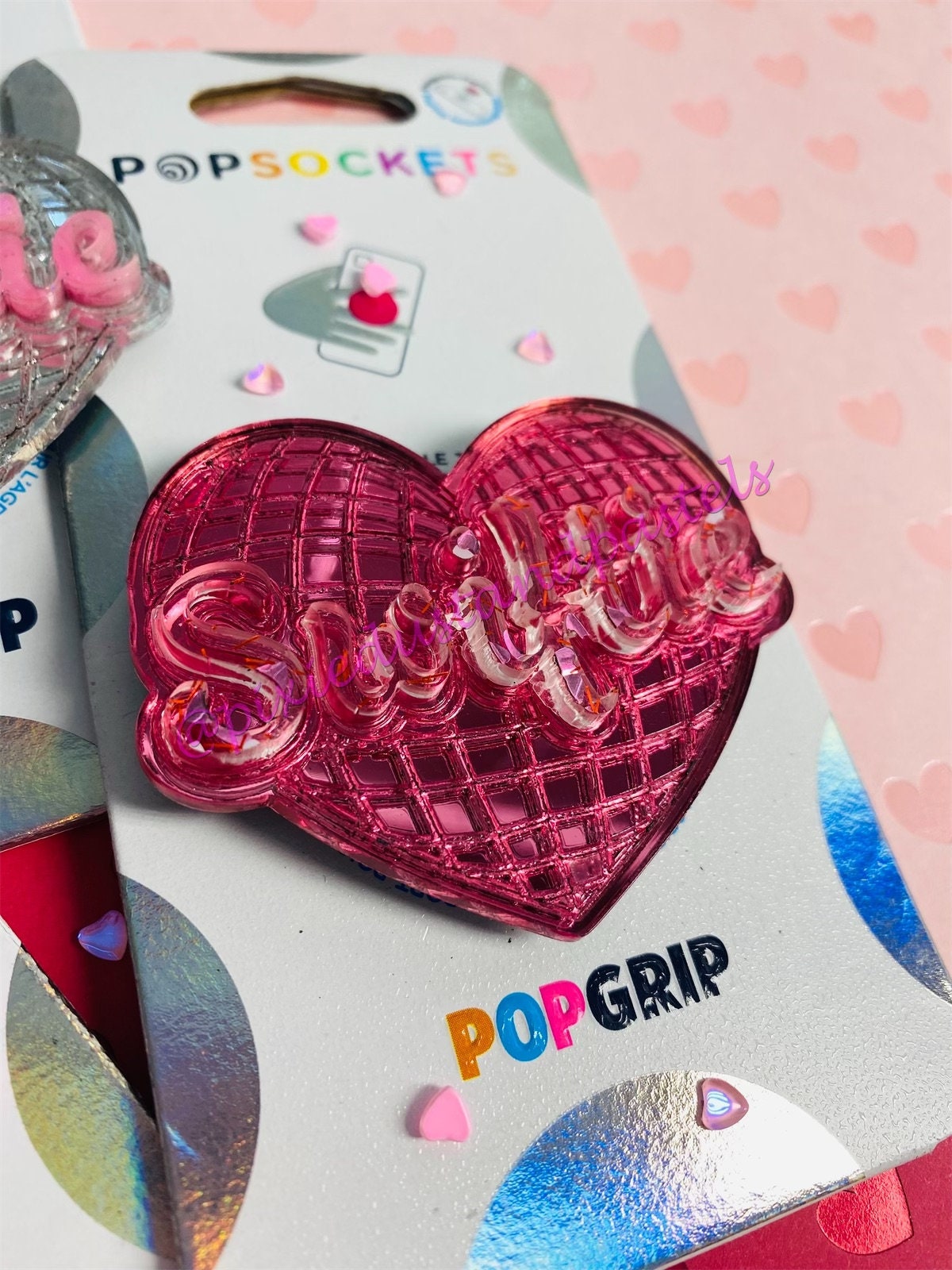 It’s a Swiftie Galentine!! Valentine Swiftie Disco Heart Phone Grip Pop! Socket for Phone